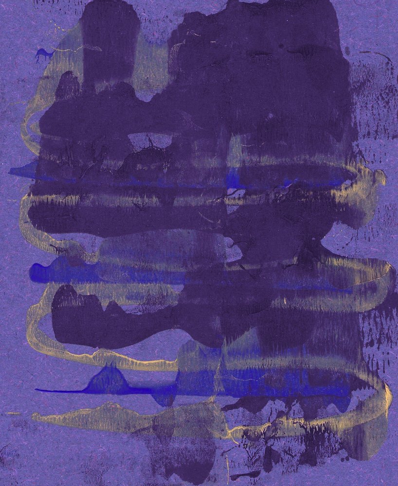 Abstrait violet profond - Santhosh ch