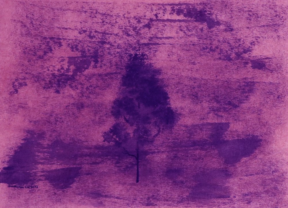 Paysage violet rêveur - Santhosh ch