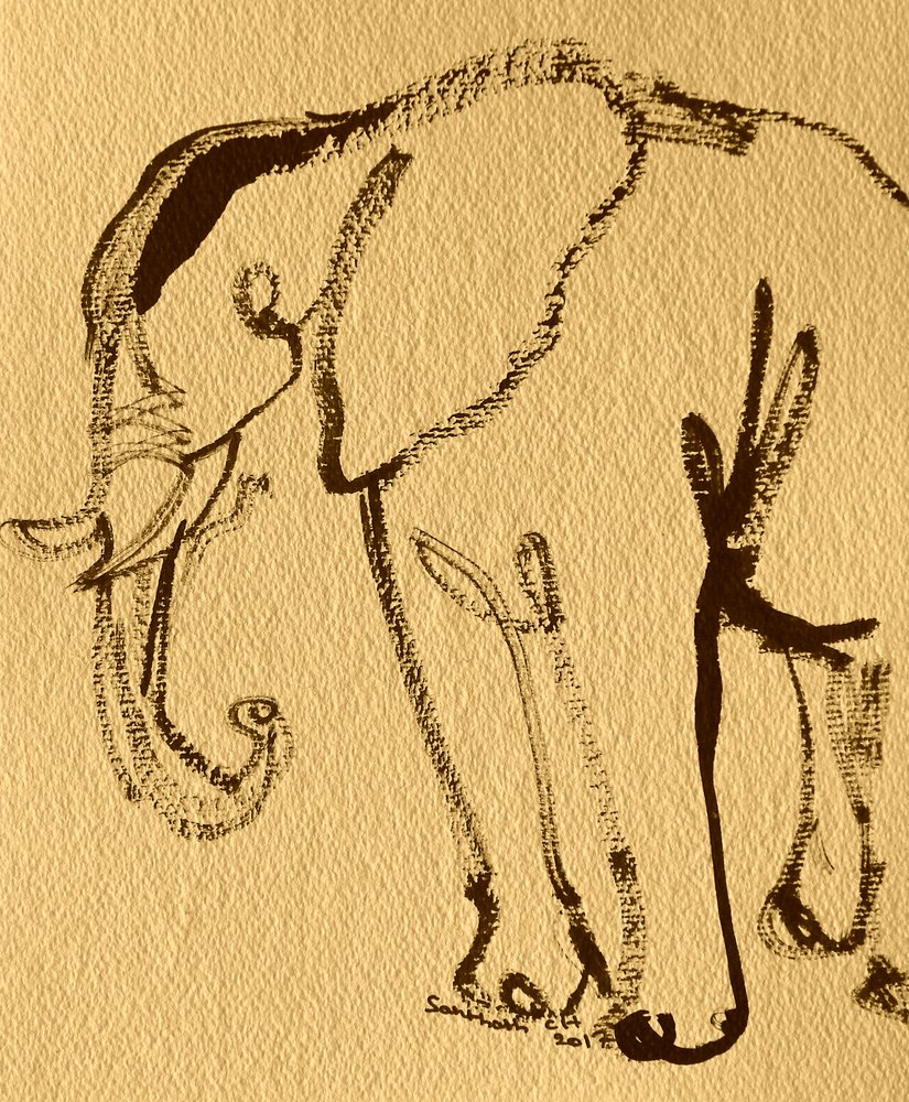 Dessin élégant d