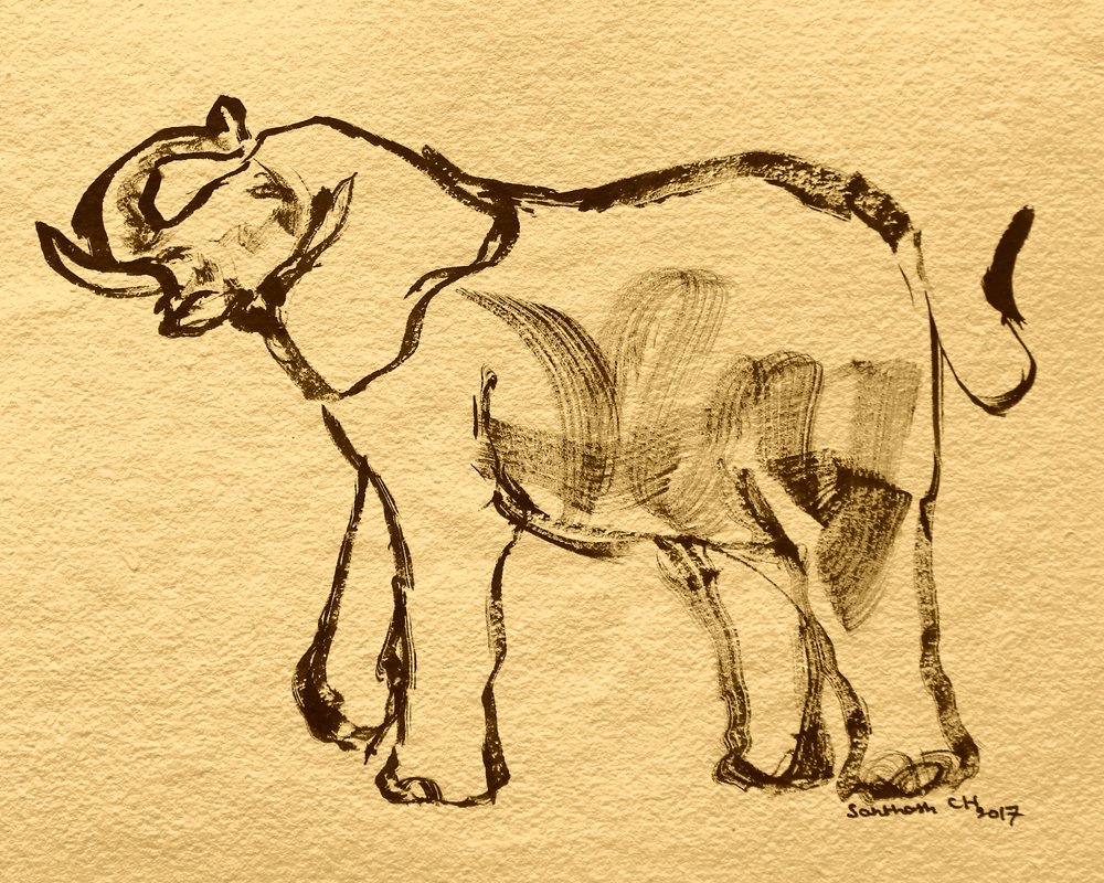 Dessin expressif d