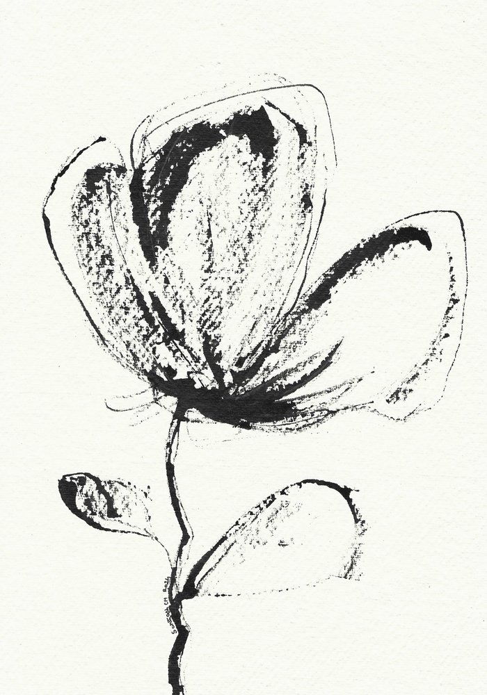 Fleur expressive à l