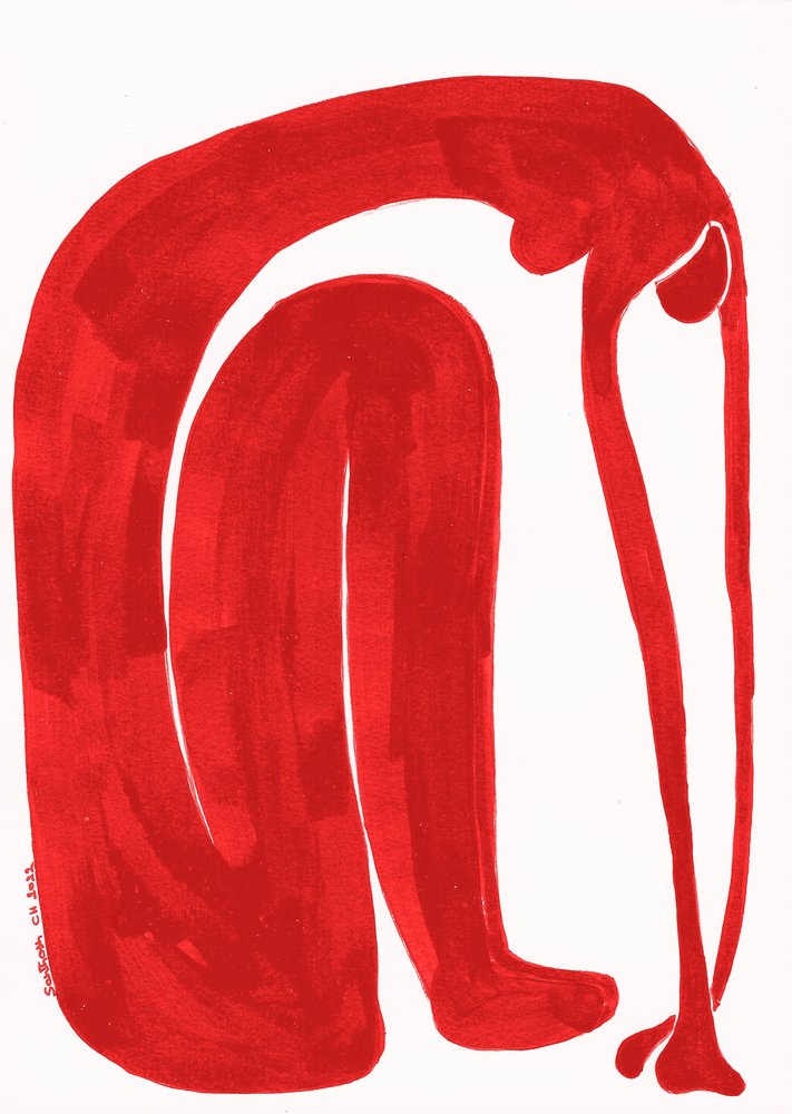 Figure rouge fluide - Santhosh ch