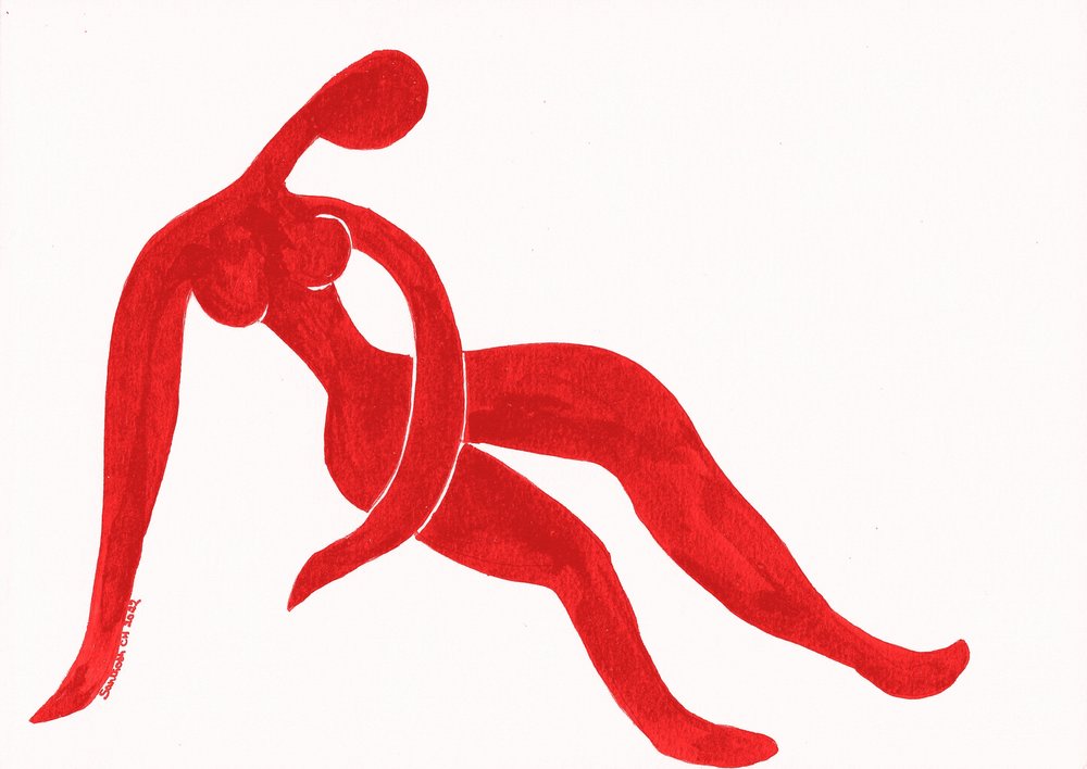 Gracieuse forme rouge - Santhosh ch