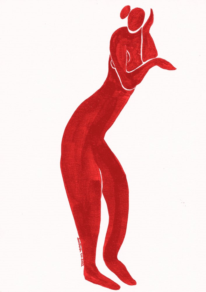 Gracieuse forme rouge - Santhosh ch