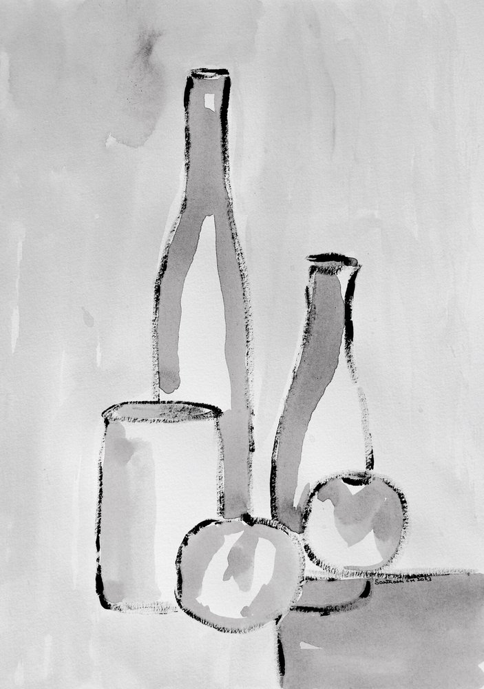 Immobilité monochrome - Santhosh ch