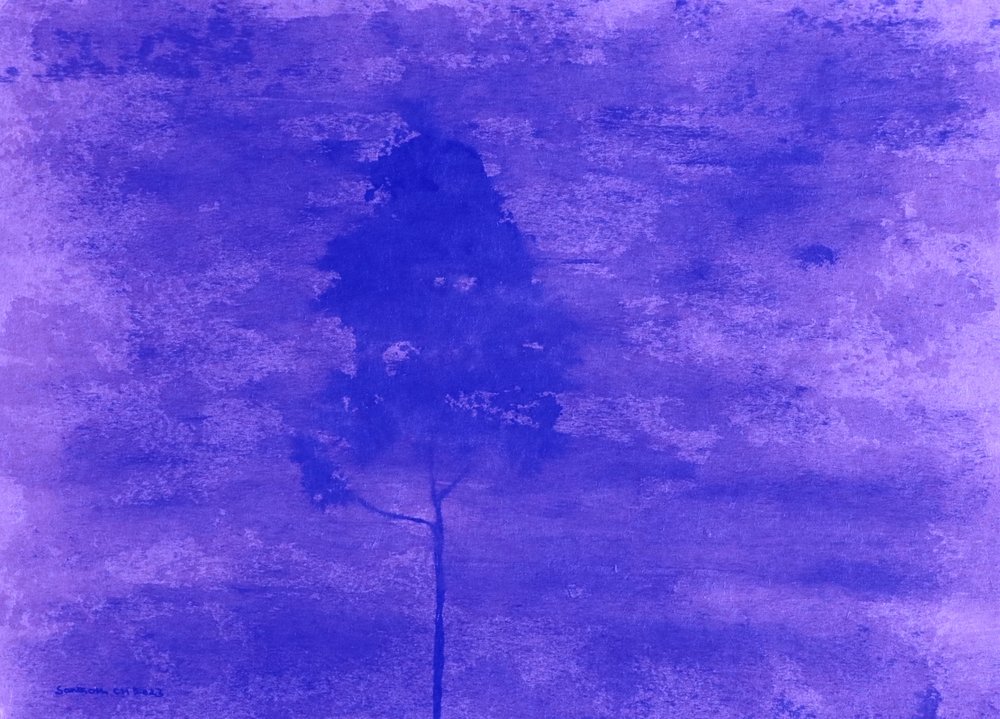 Paysage violet évocateur - Santhosh ch