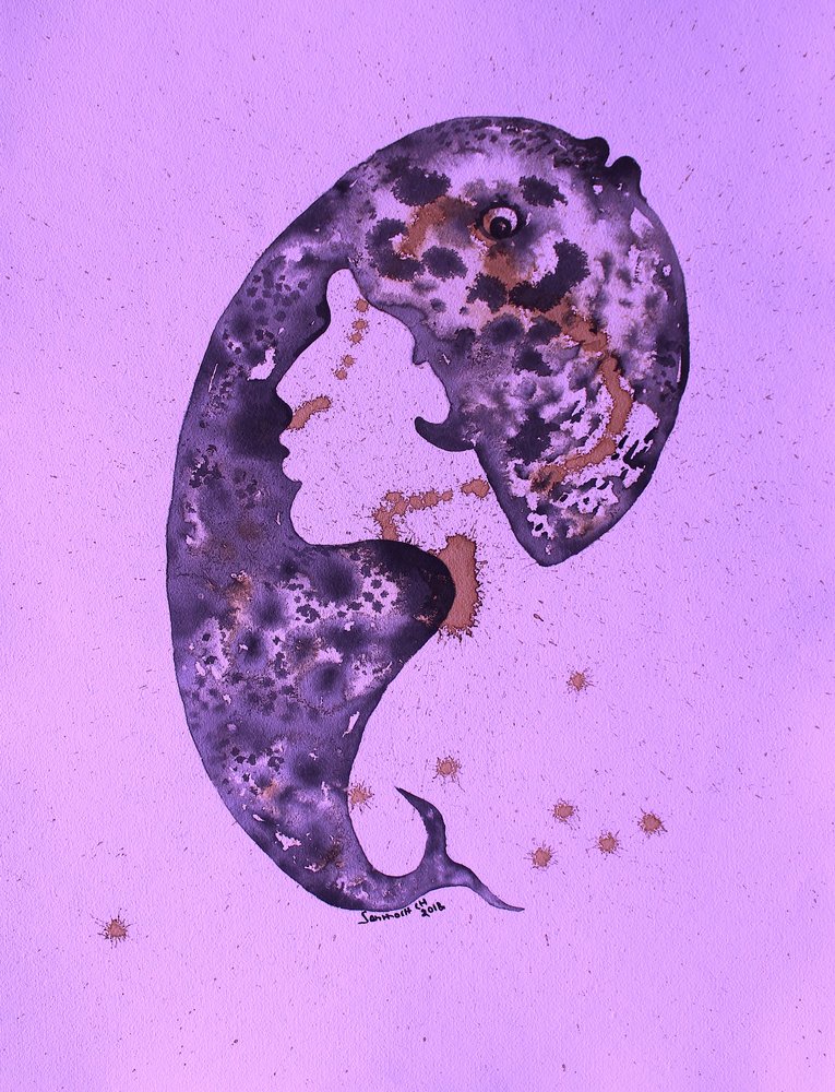 Femme-baleine mystique - Santhosh ch