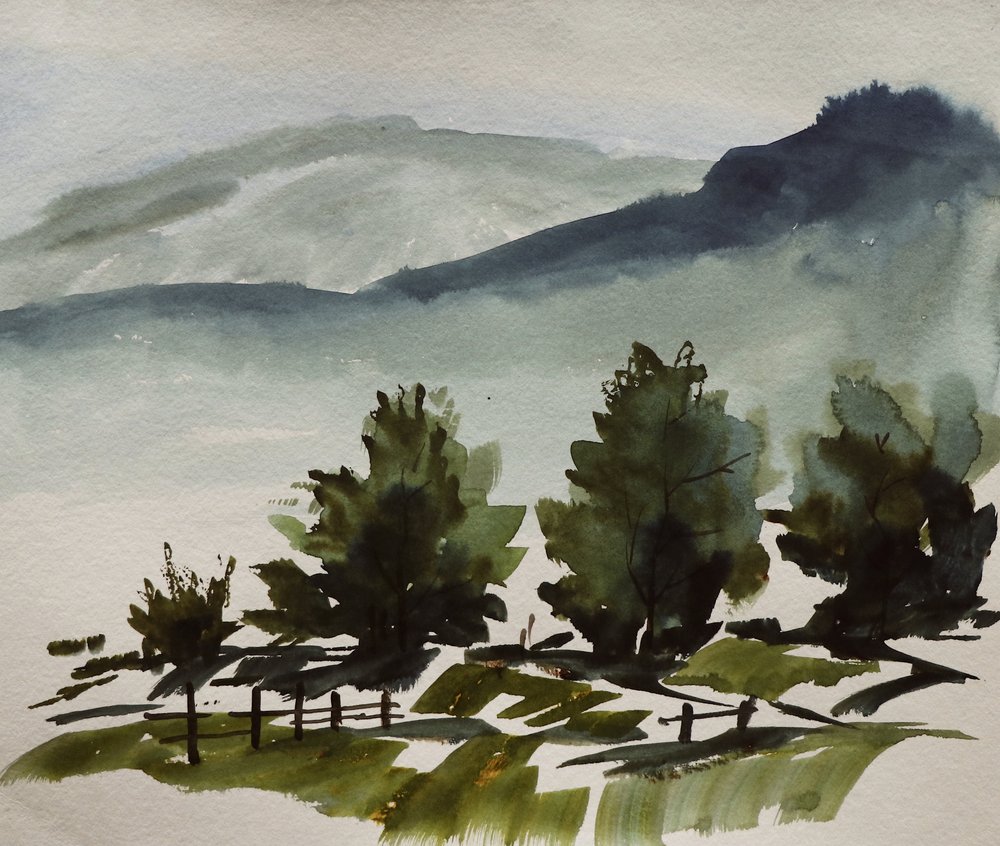Paysage serein des montagnes verdoyantes - Santhosh ch