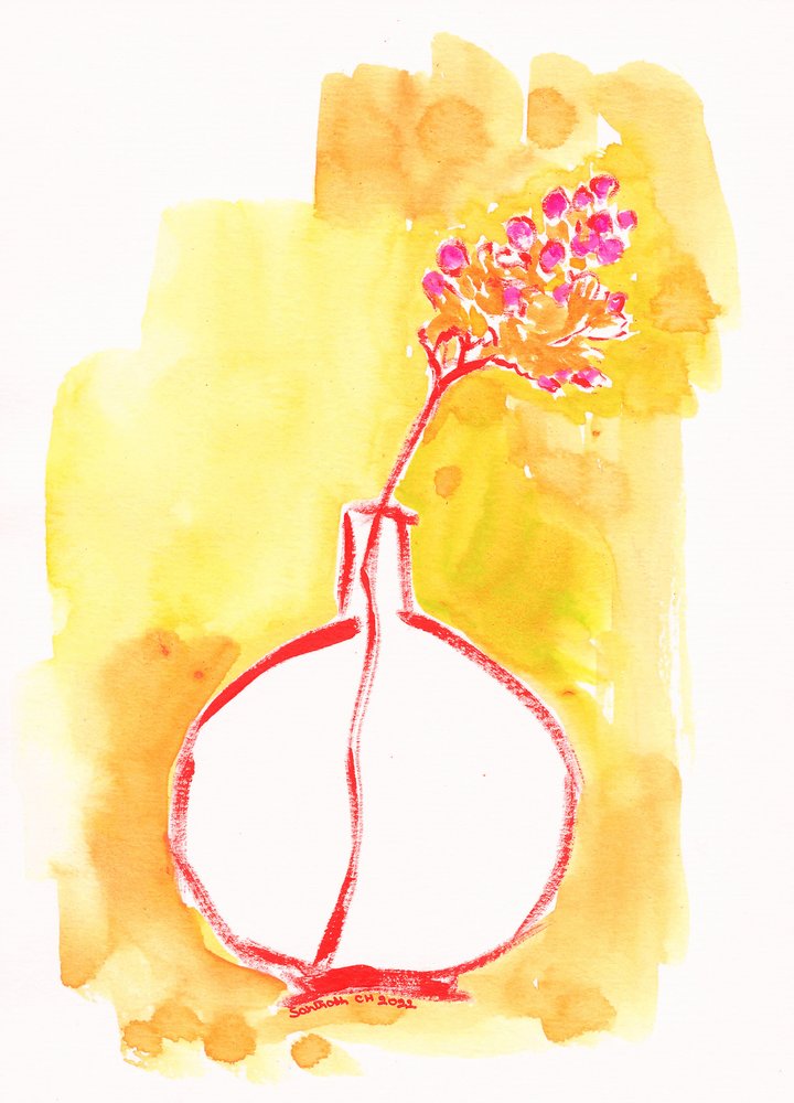 Nature morte botanique ensoleillée - Santhosh ch