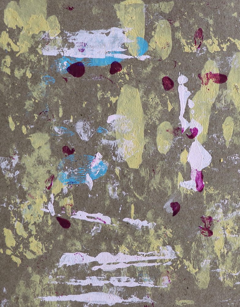 Abstraction vibrante et texturée - Santhosh ch