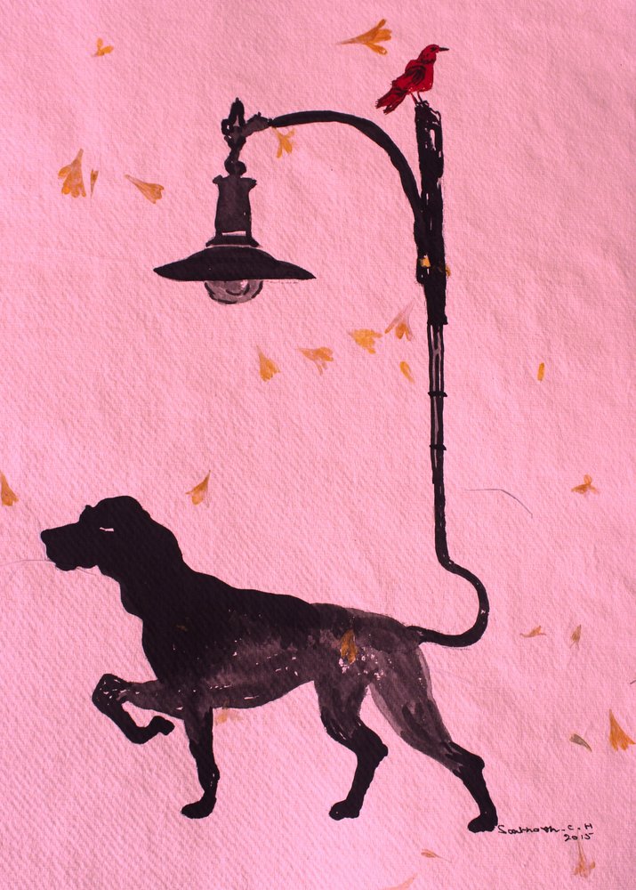 Promenade fantaisiste avec un chien - Santhosh ch