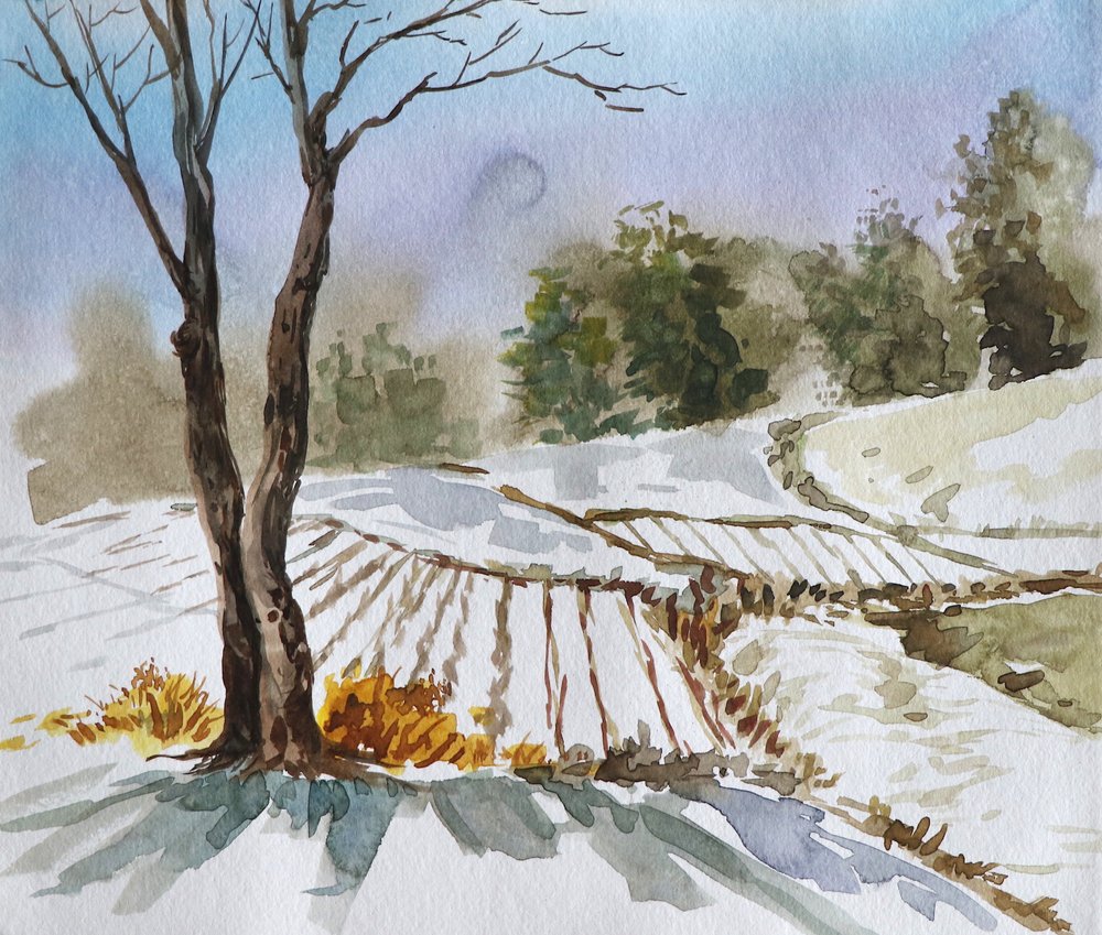 Paysage hivernal - Santhosh ch