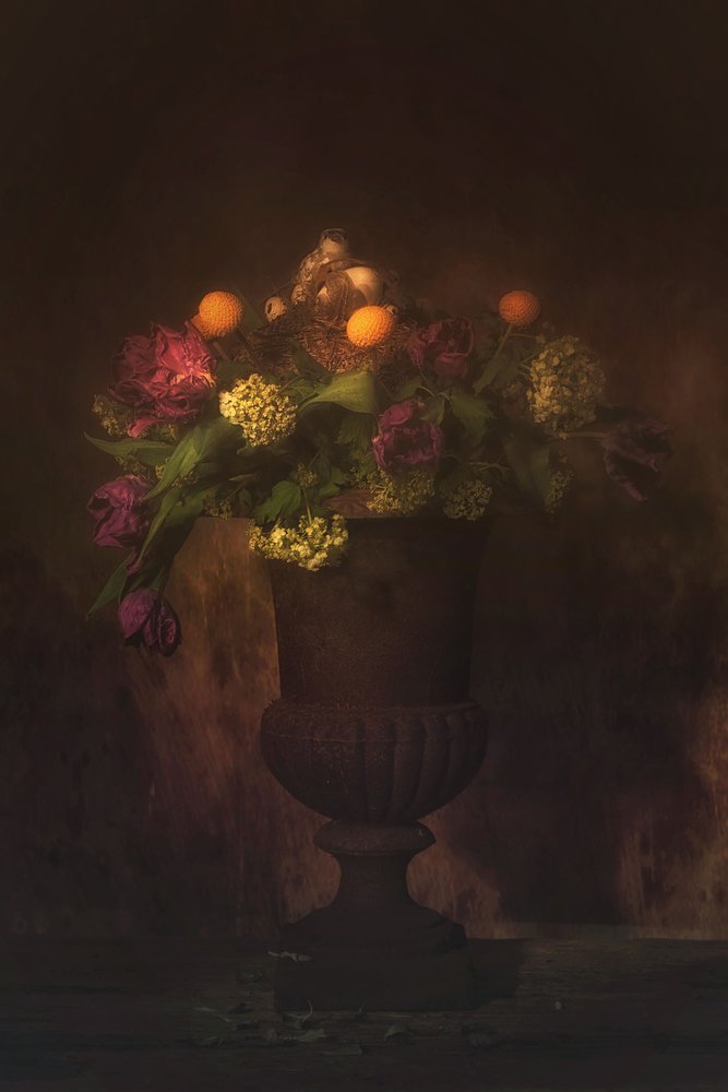 Nature morte florale somptueuse - Saskia Dingemans