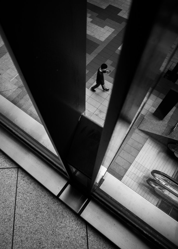City Walker encadré - Satoshi Hata