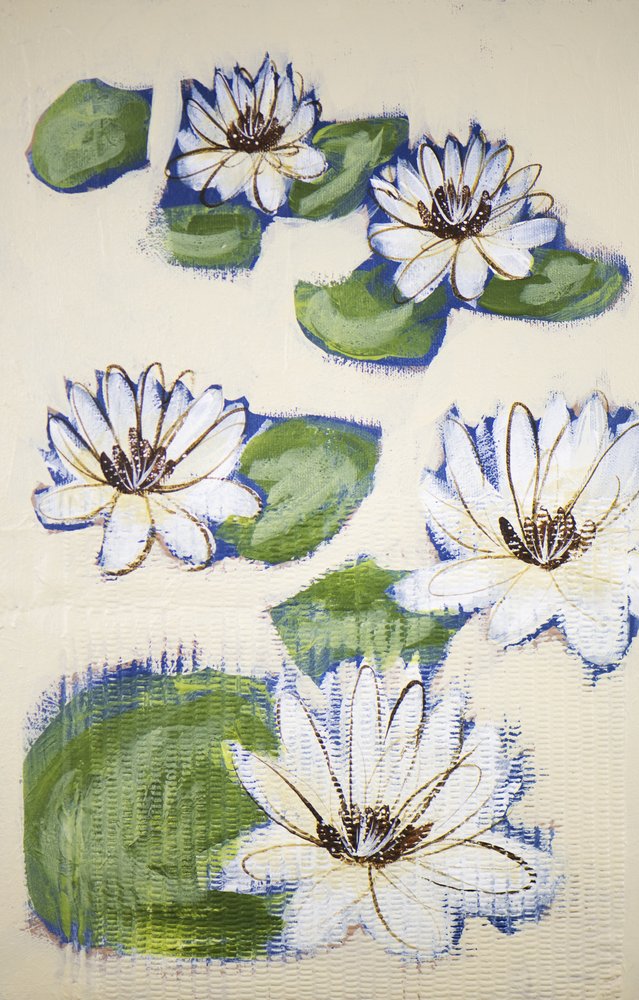 Nénuphars flottants - Shelley Hampe