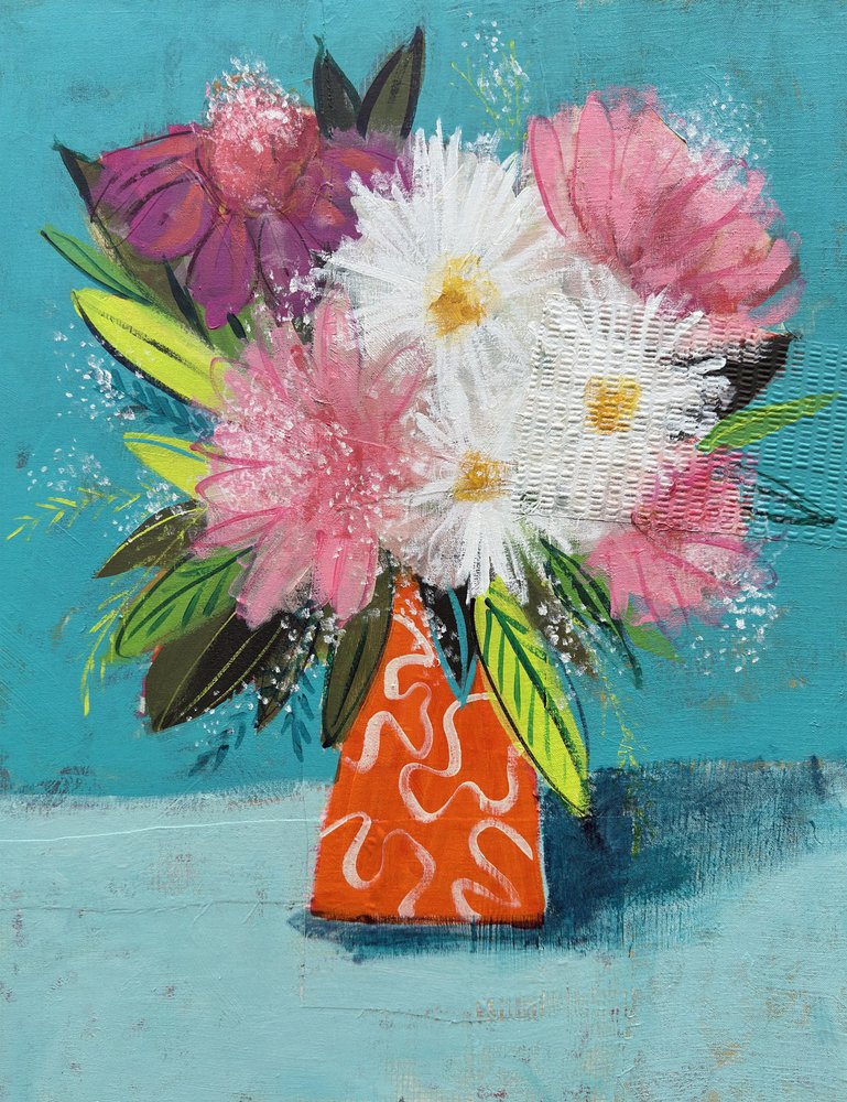 Bouquet floral éclatant - Shelley Hampe