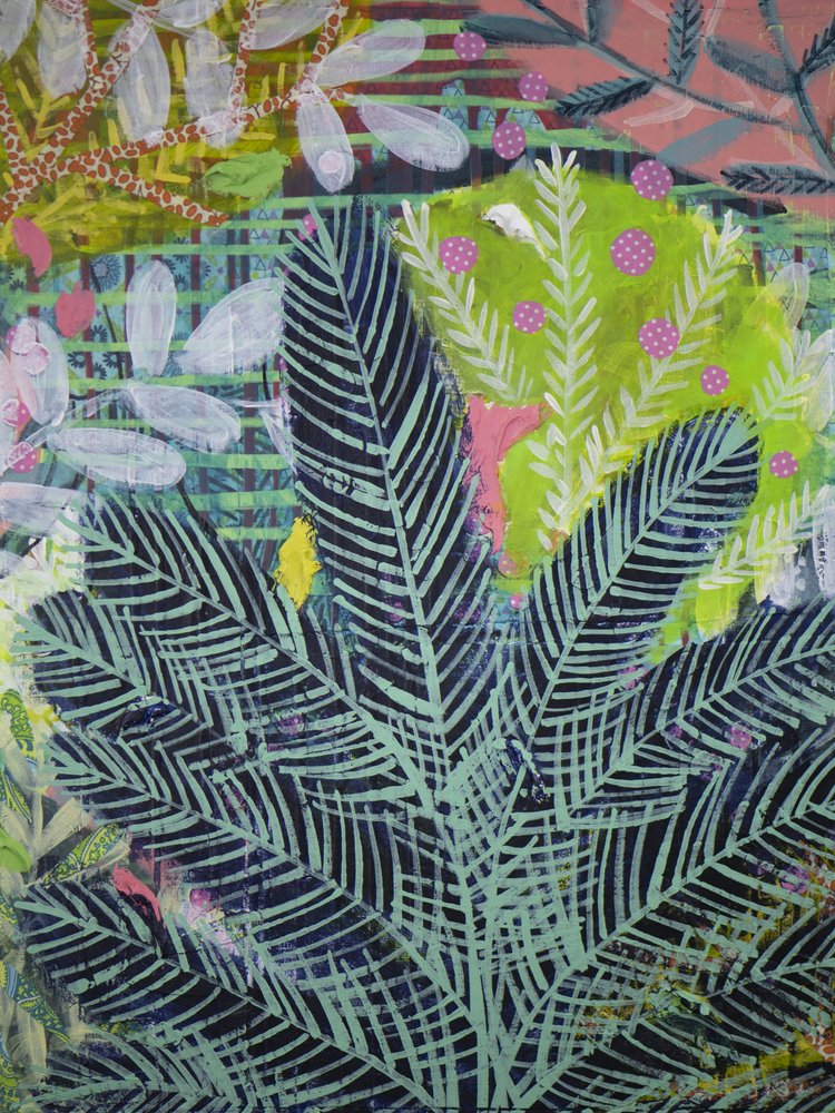 Feuillage tropical éclatant - Shelley Hampe
