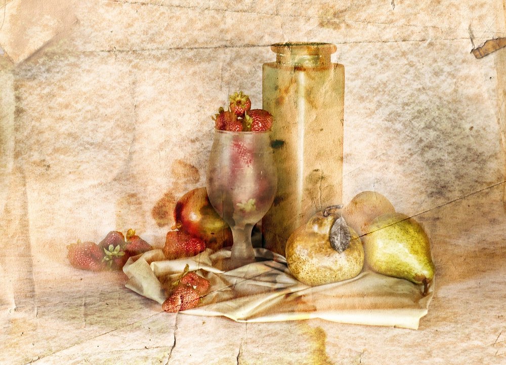 Nature morte vintage aux fruits - Silvia Simonato