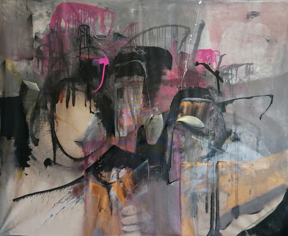 Couches abstraites roses - Stefano Mazzolini