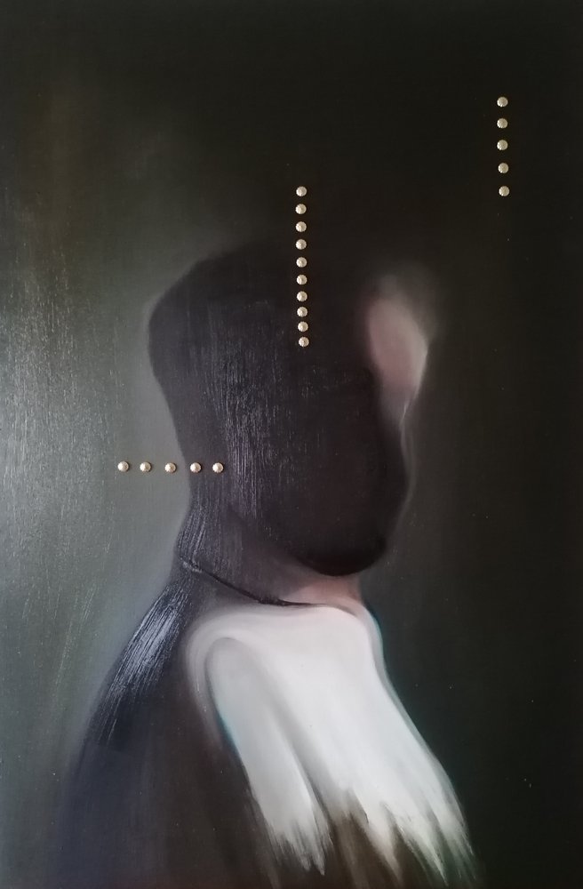 Figure abstraite sombre - Stefano Mazzolini