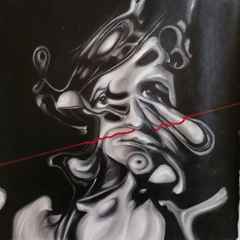 Portrait surréaliste sombre - Stefano Mazzolini