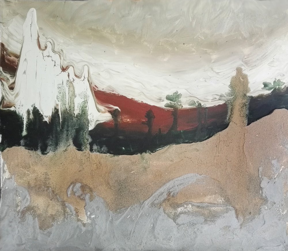 Montagne rouge dramatique du désert - Stefano Mazzolini