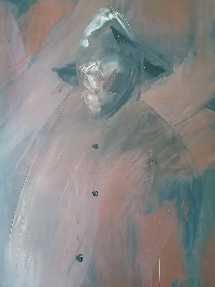 Mystérieuse figure encapuchonnée - Stefano Mazzolini