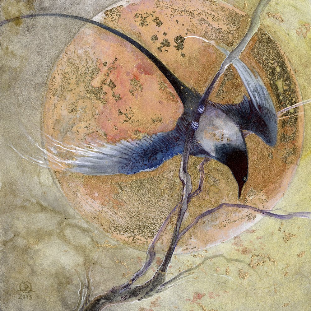 Blue Bird Golden Moon - Stephanie Law
