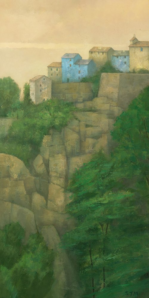 Le village chaleureux à flanc de falaise - Steve Mitchell