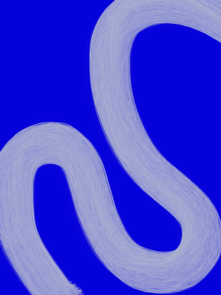 « Blue Flow » (abstrait) - Studio Palette