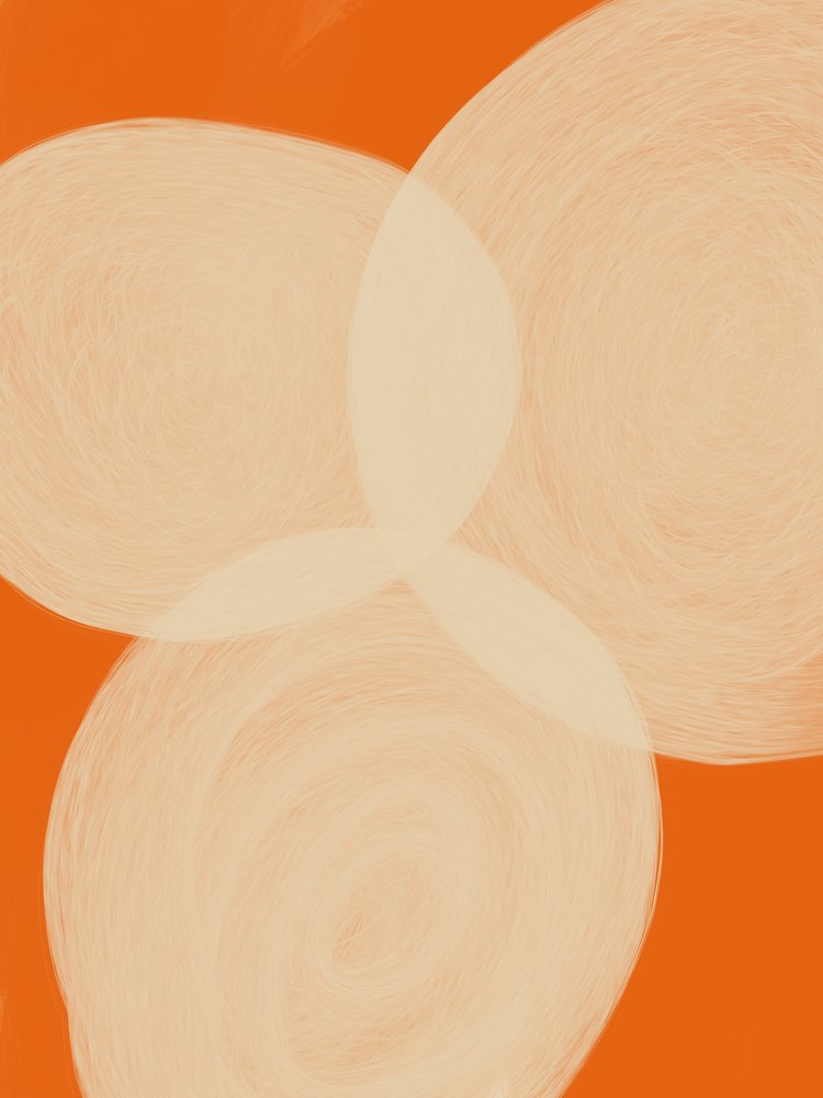 Formes sereines orange - Studio Palette