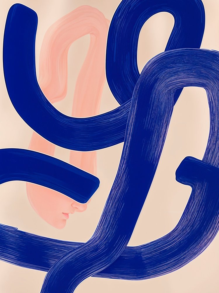 Profil abstrait et doux - Studio Palette