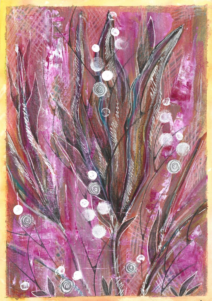 Plantes au magenta éclatant - Sunet Theron