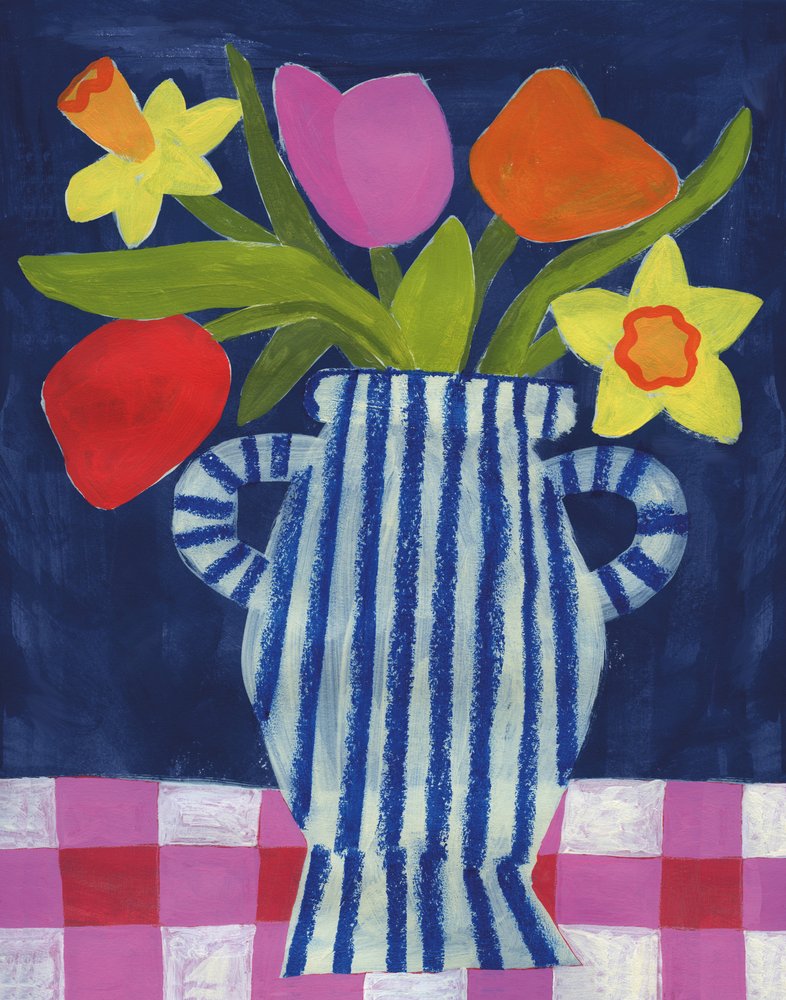 Fleurs printanières aux couleurs éclatantes - Susan Black