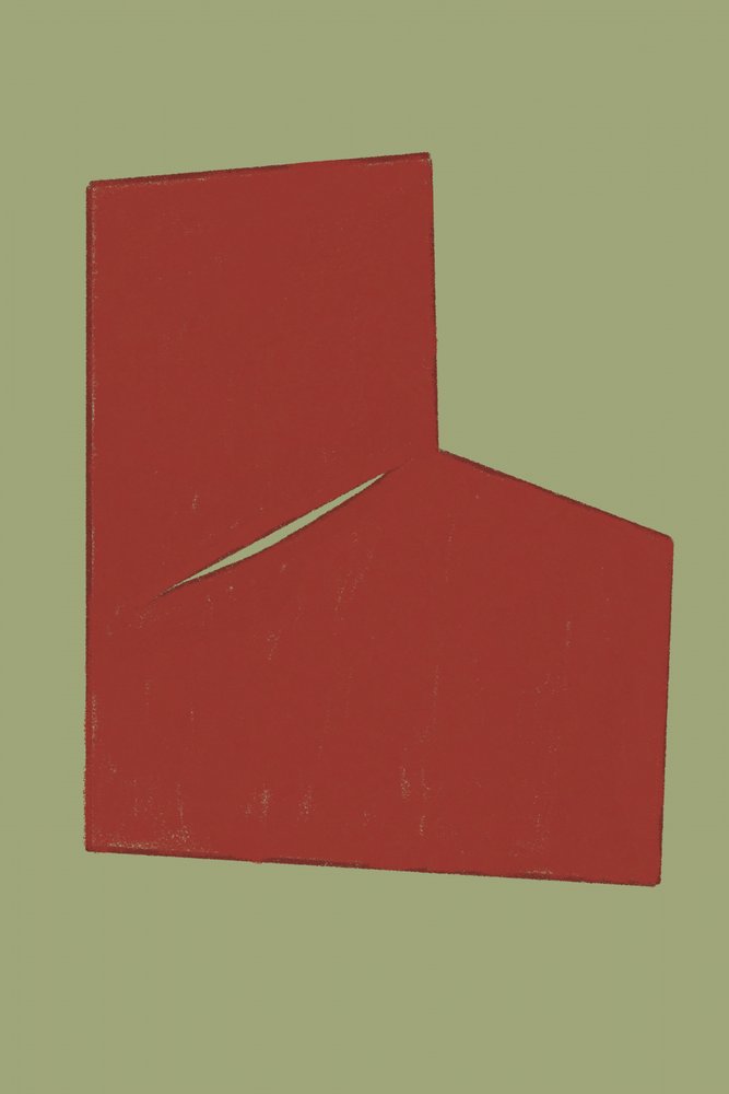Fente rouge minimaliste - THE MIUUS STUDIO