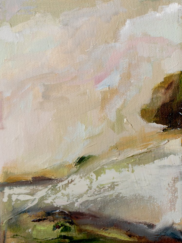 Paysage verdoyant et brumeux - Tamar Green