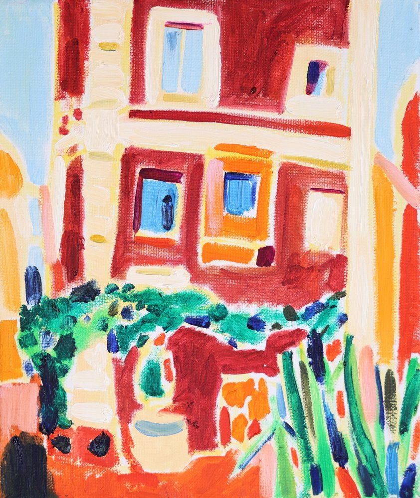 Une façade méditerranéenne haute en couleur - Tamara Jare