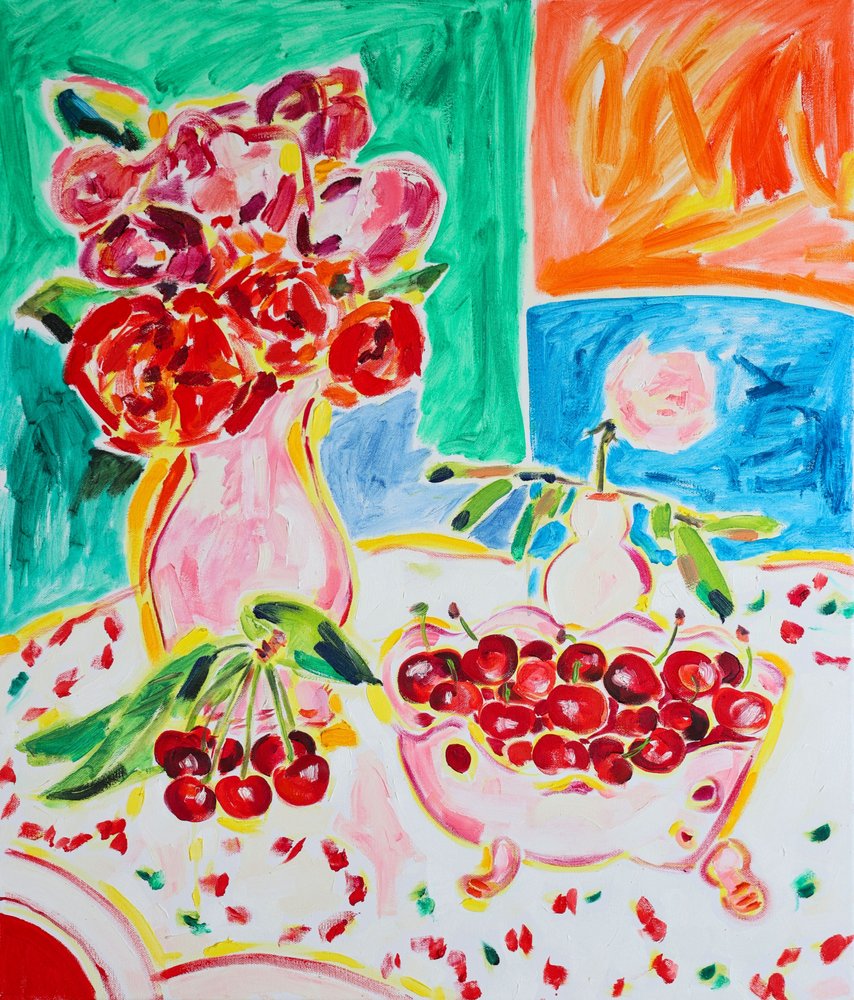 Roses éclatantes et cerises fraîches - Tamara Jare