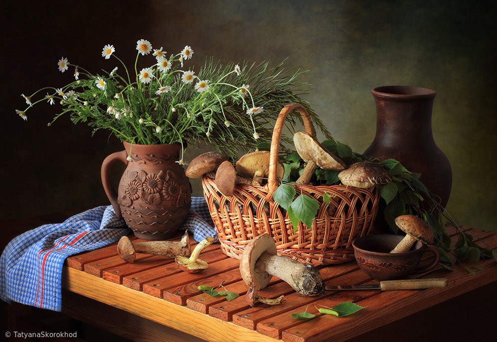 Nature morte aux champignons d
