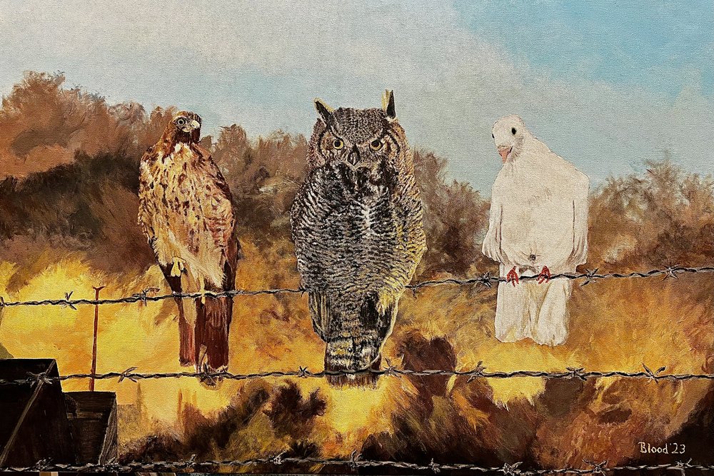Fil barbelé « Three Birds » - Tom Blood