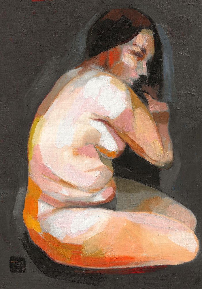 Femme nue en méditation - Tore Bahnson