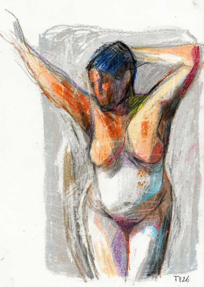 Nu féminin expressif - Tore Bahnson