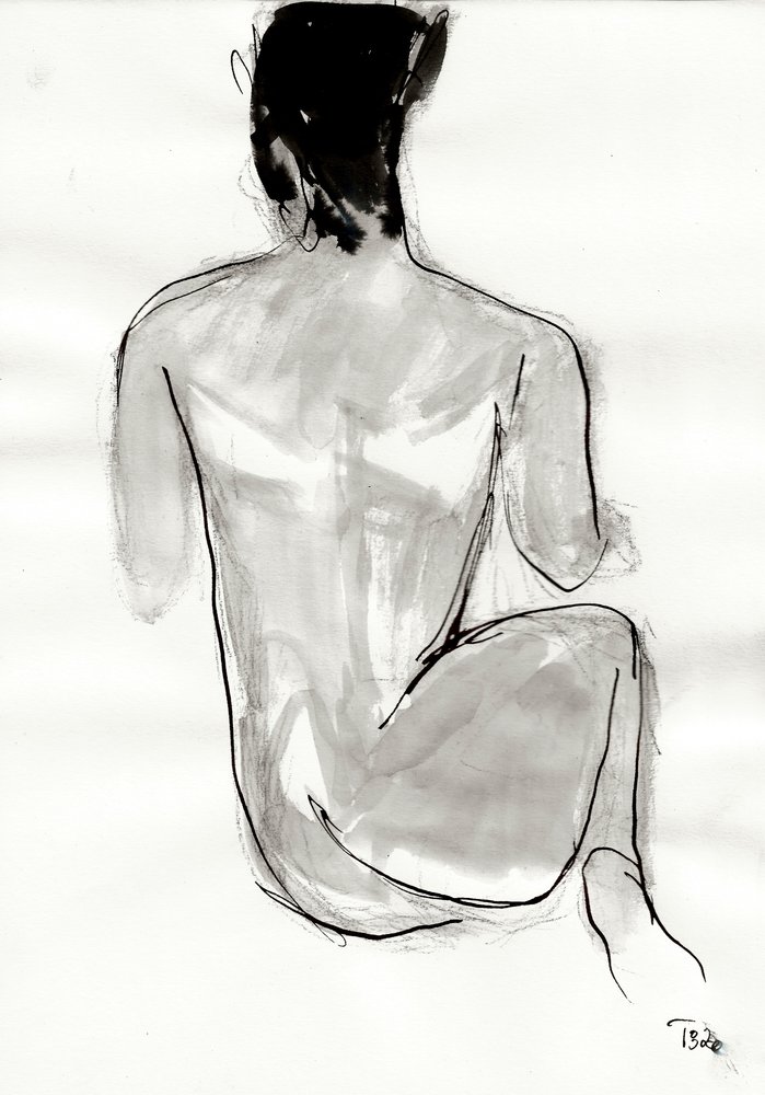 Dessin de figures au repos - Tore Bahnson