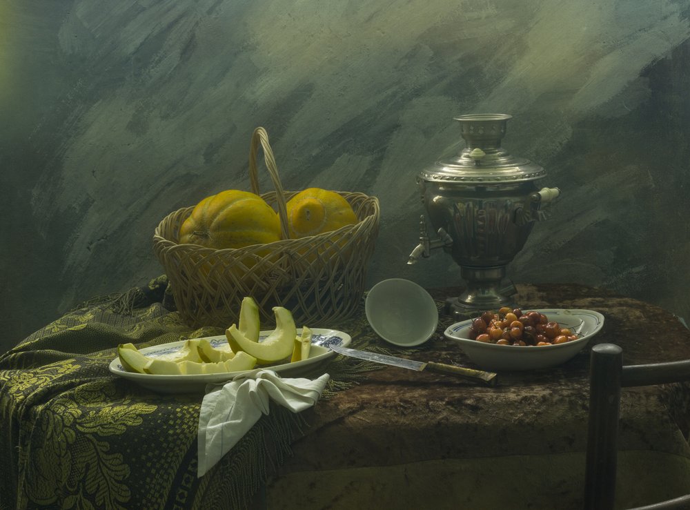 Melons rustiques et samovar - UstinaGreen