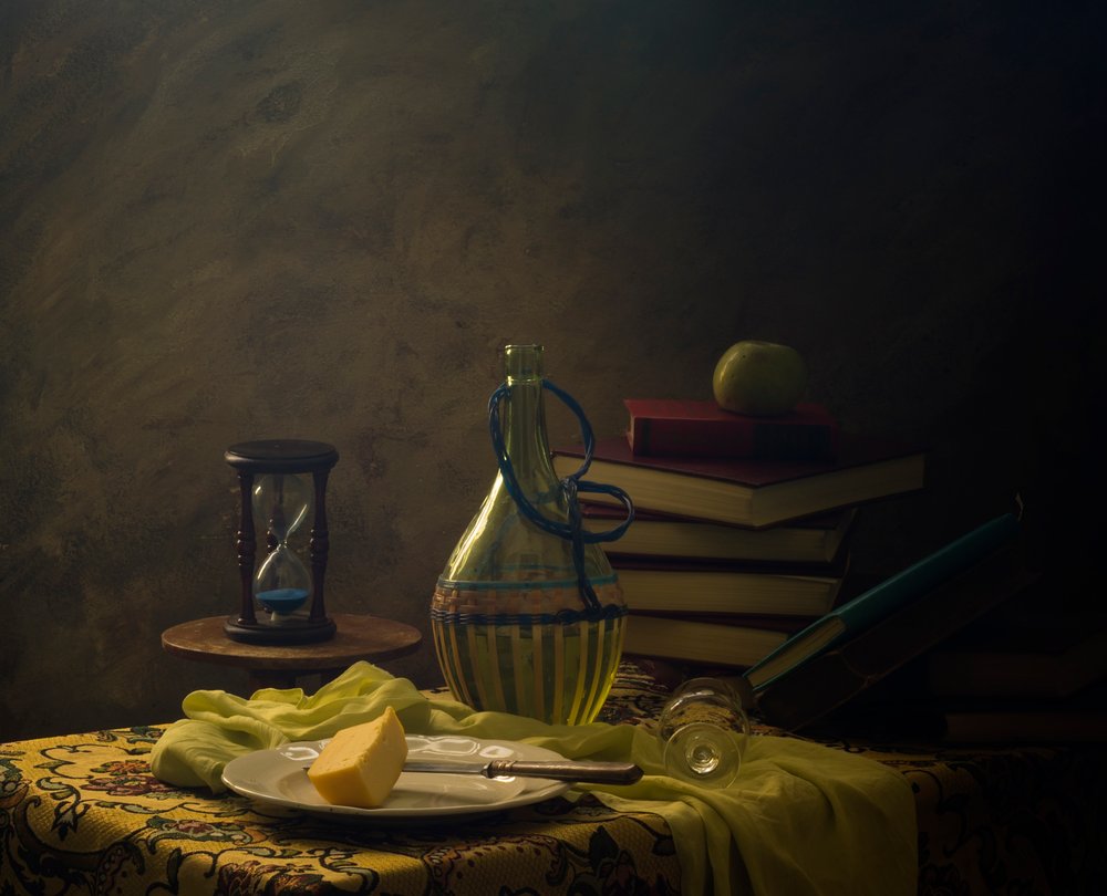 Nature morte au sablier - UstinaGreen