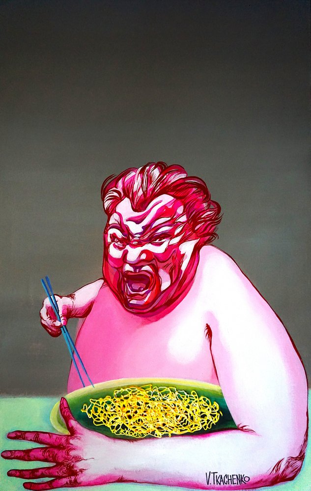 Le mangeur de nouilles en colère - Victor Tkachenko
