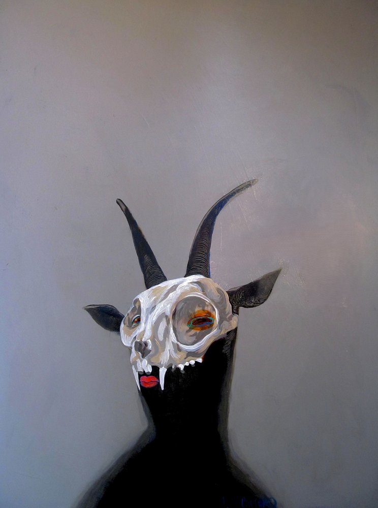 Crâne de chèvre mystique - Victor Tkachenko