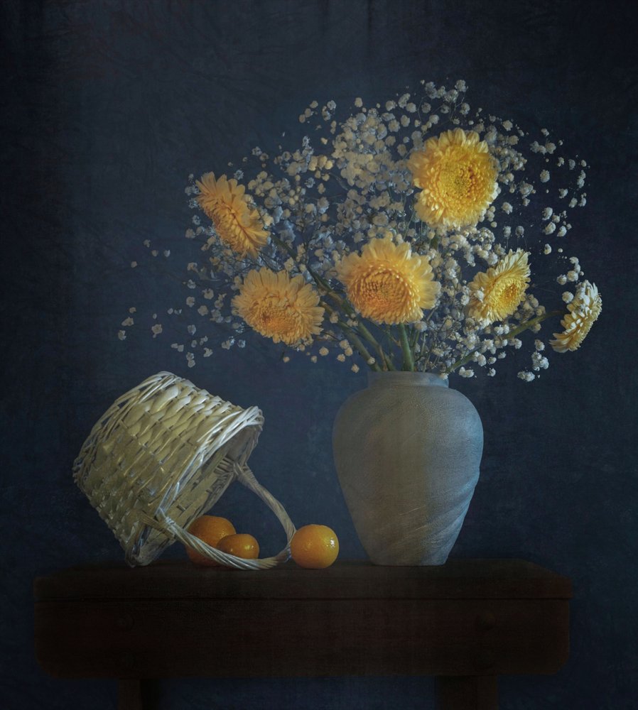 Nature morte fleurie et chaleureuse - Yinan F.