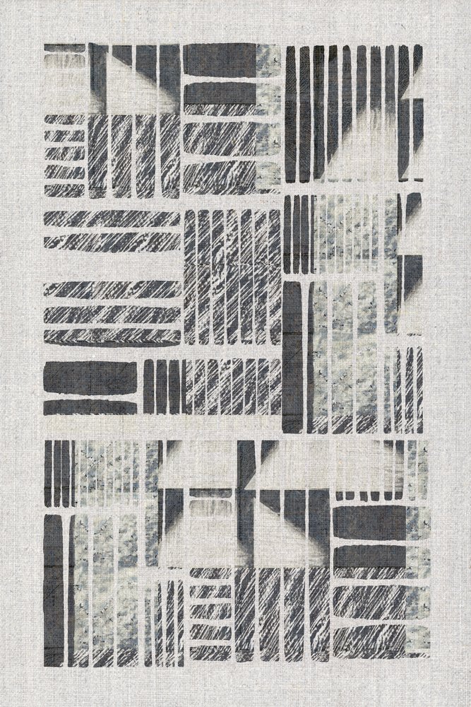 Motif de blocs abstraits - cartissi