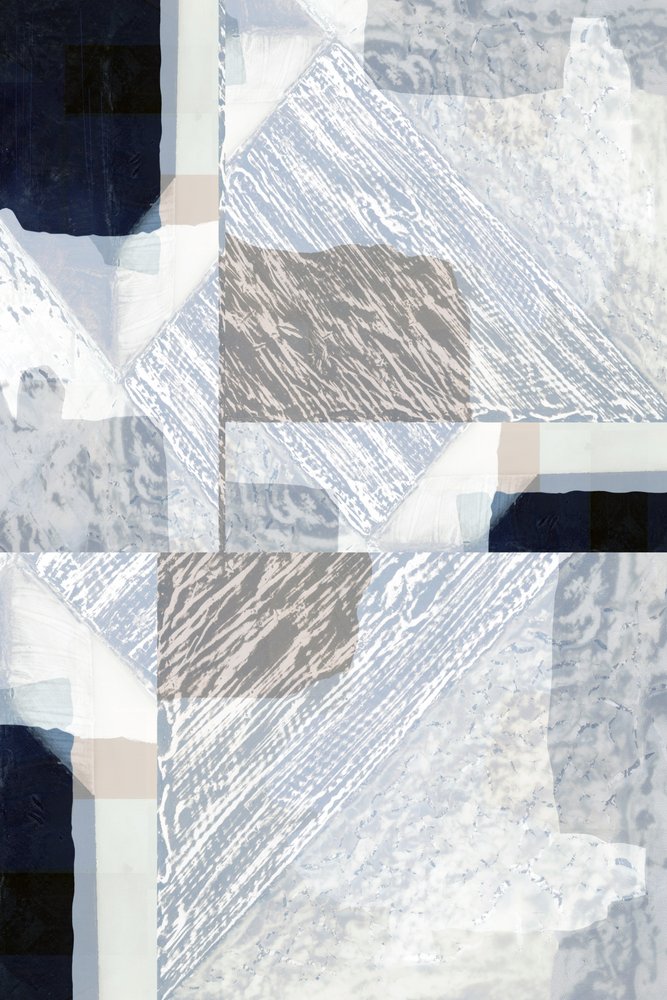 Couches bleues abstraites - cartissi